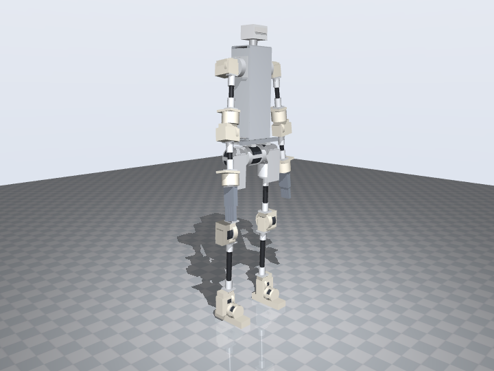 MuJoCo frame: v2 after an 8 N·s push